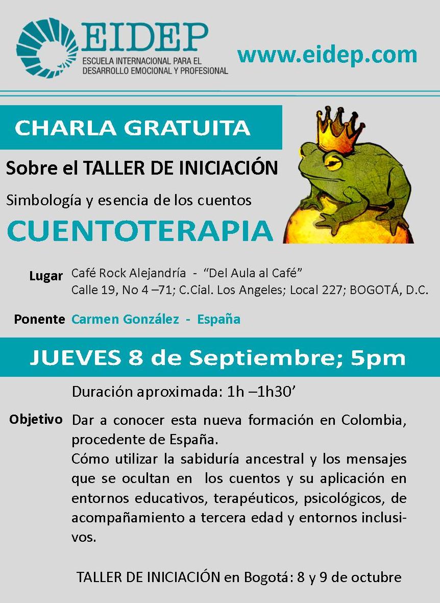 Charla gratuita - 8/9/16 - Bogotá
